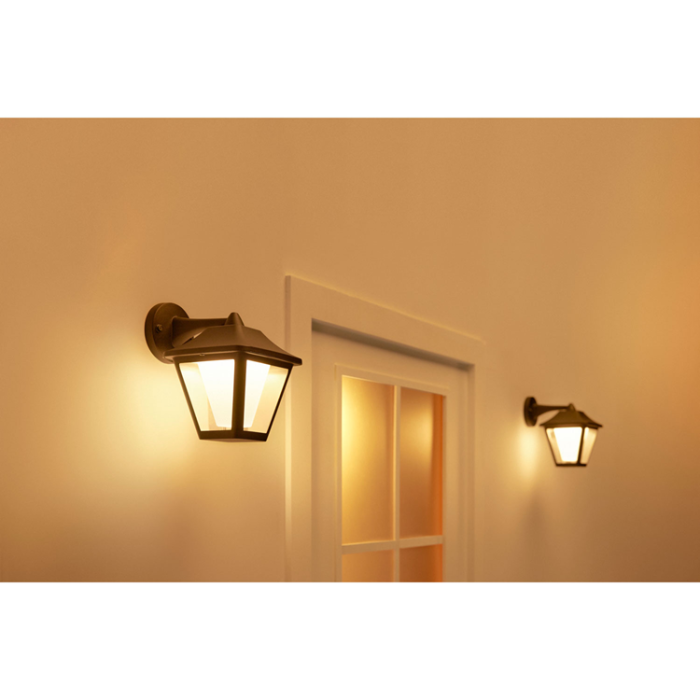 Wiz - WiZ WiFi Smart Classic Vägglampa Utomhus Färg + Varm-kallvit 230V
