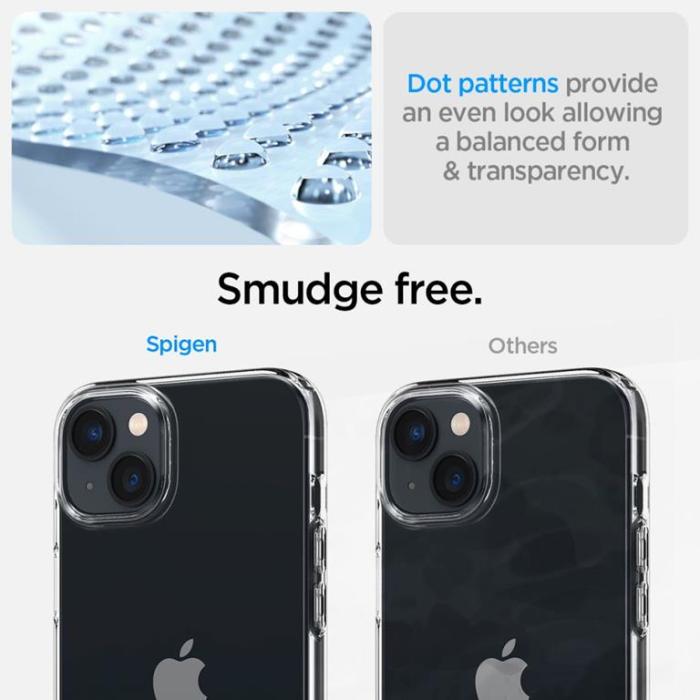 Spigen - Spigen iPhone 14 Plus Skärmskydd i Härdat Glas (2-Pack) + Skal Crystal Pack