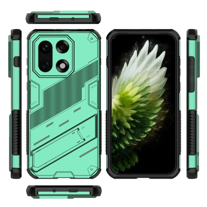 A-One Brand - OnePlus 15 Mobilskal PC + TPU Shockproof Kickstand - Grön