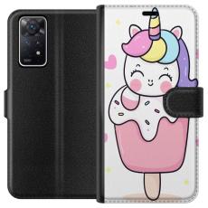 iSecrets - Pl&aring;nboksfodral till Xiaomi Redmi Note 11 Pro 5G med Glad enh&ouml;rning