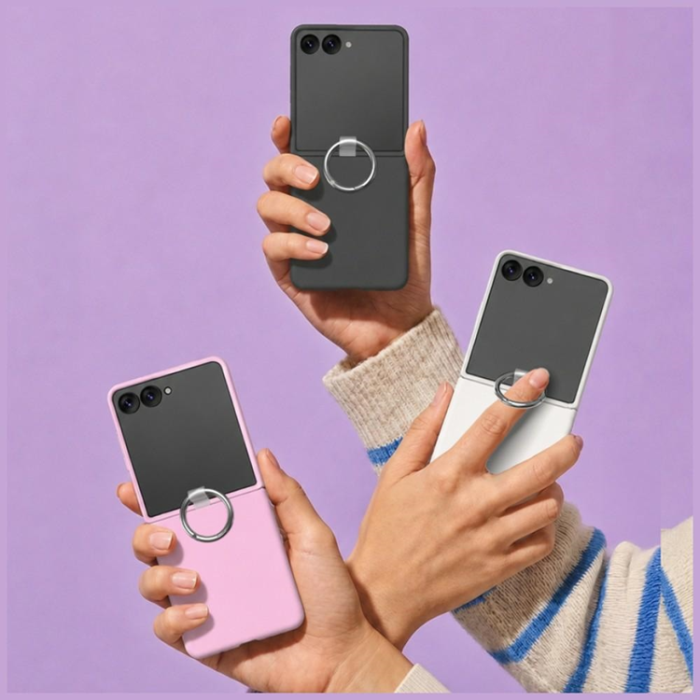 Araree - Araree Mobilskal För Galaxy Z Flip 8 Aero Flex R - Cream