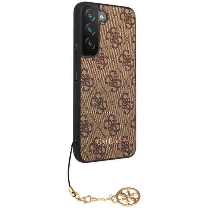 Guess - Guess Galaxy S23 Plus Skal Charms Collection - Brun