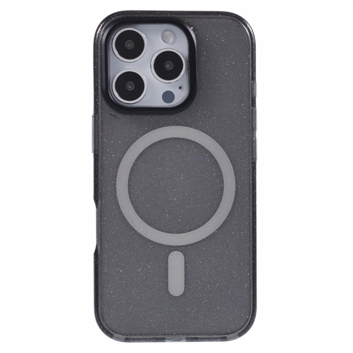 KIGC - KIGC iPhone 16 Pro Mobilskal MagSafe Epoxy Kickstand - Svart