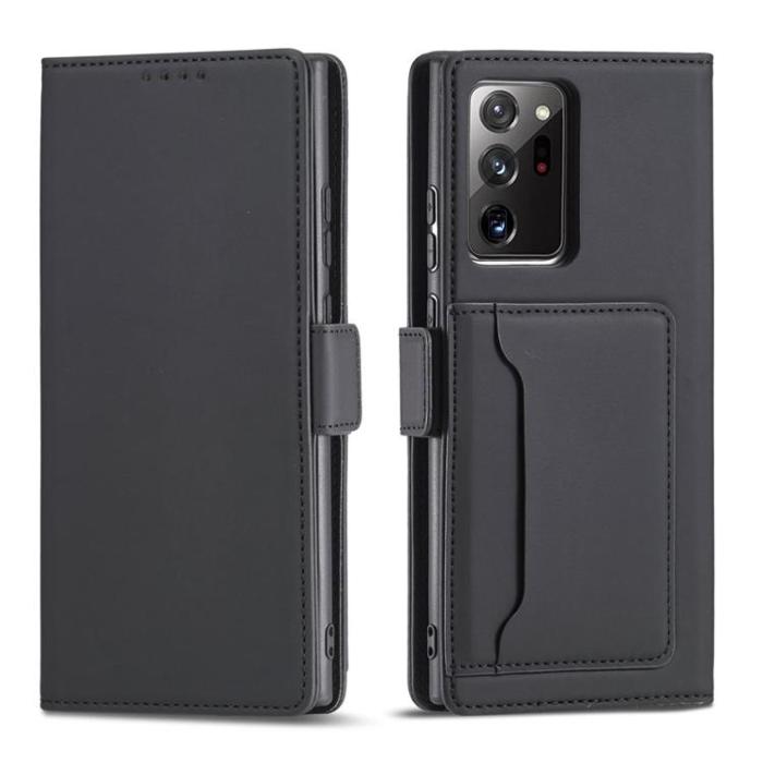 OEM - Galaxy S22 Ultra Plånboksfodral Magnet Stand - Svart