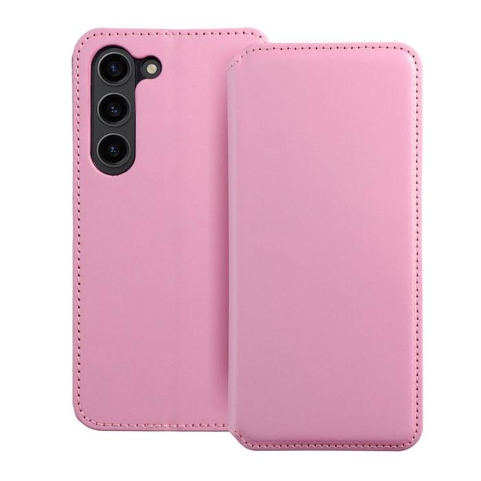 OEM - Galaxy S24 Plus Plånboksfodral Dual Pocket - Rosa