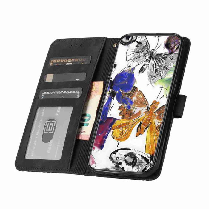 A-One Brand - OnePlus 15 5G Konstläder Plånboksfodral Butterfly Skin-Touch