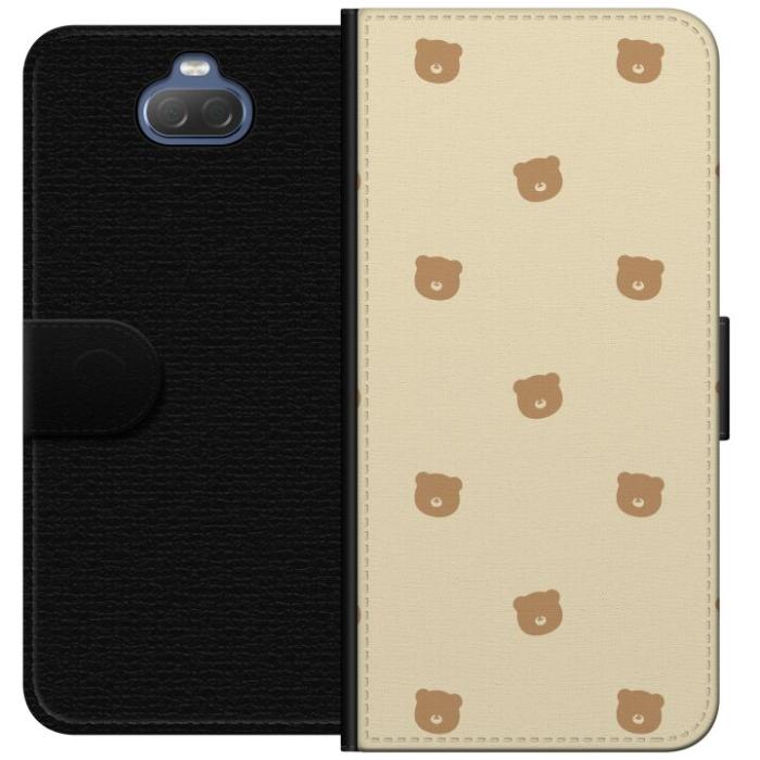 iSecrets - Plånboksfodral till Sony Xperia 10 Plus med Björnmönster