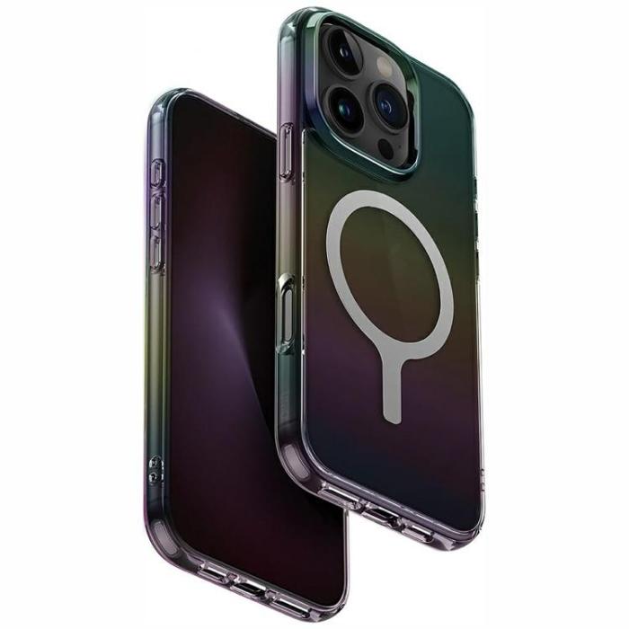 UNIQ - UNIQ iPhone 16 Pro Mobilskal MagSafe Iridescia - Midnatt