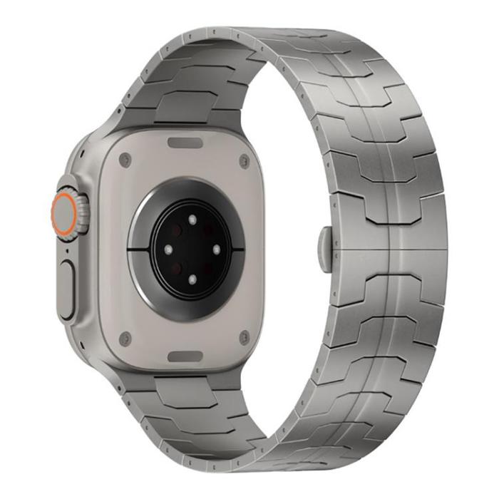 Just Mobile - Just Mobile Apple Watch Ultra 1/2 (49mm) Armband Titan - Silver