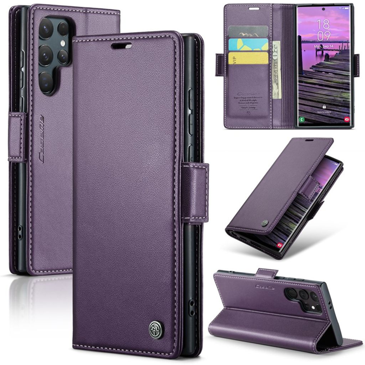Caseme Galaxy S25 Ultra Plånboksfodral - Lila | 2353 | AlltMobil