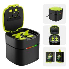 TELESIN - TELESIN GP-FCK-B11 Fodral f&ouml;r GoPro Hero 11, Snabbladdare, Svart