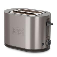 BLACK+DECK - BLACK+DECK Br&ouml;drost Toaster 2-Slots 900W Inox
