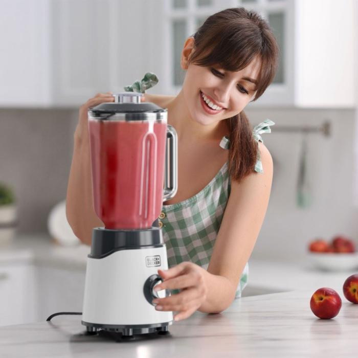 BLACK+DECK - BLACK+DECK Blender Jar Blender 1000W Vit