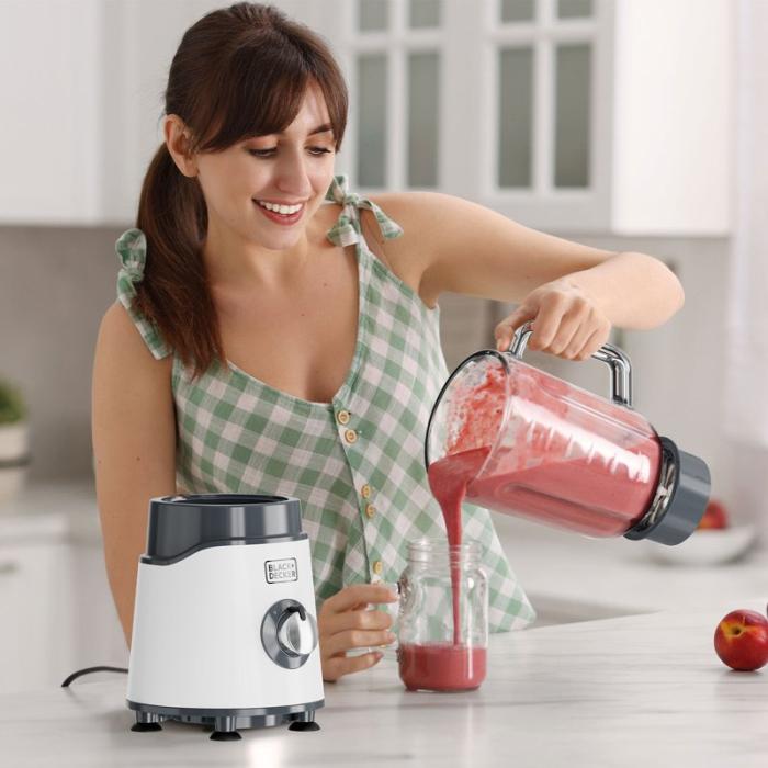 BLACK+DECK - BLACK+DECK Blender Jar Blender 1000W Vit