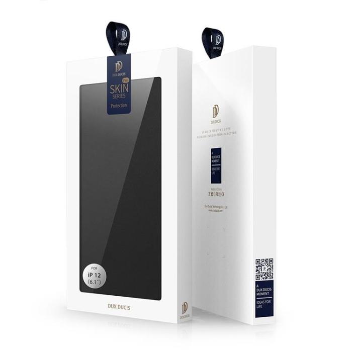 Dux Ducis - Dux Ducis Skin Series Plånboksfodral iPhone 12 Pro/12 - Svart