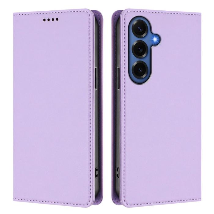 OEM - Plånboksfodral för Samsung Galaxy S26 Plus Konstläder RFID - Ljuslila