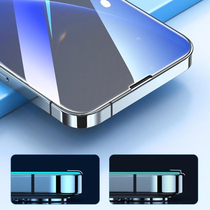 Joyroom - Joyroom iPhone 14 Pro Max Härdat Glas Skärmskydd Mounting kit