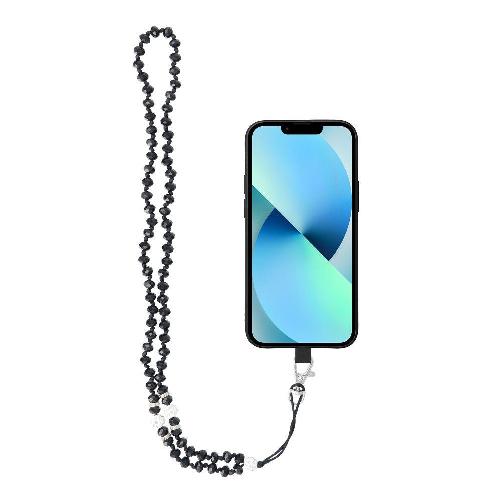 Crystal Diamond telefonhänge 74m - svart