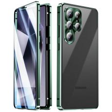 OEM - Mobilskal f&ouml;r Samsung Galaxy S26 Ultra Dubbel Sidor H&auml;rdat Glas - Gr&ouml;n