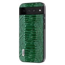 ABEEL - ABEEL Google Pixel 8 Pro Pl&aring;nboksfodral Gr&ouml;n &Auml;kta L&auml;der TPU PC