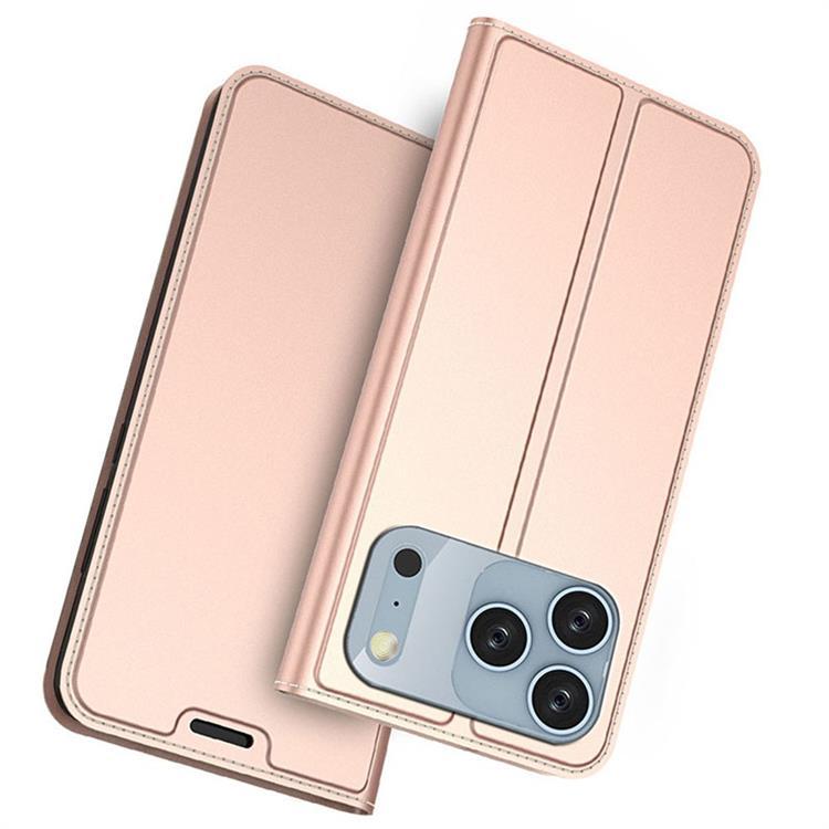 iPhone 17 Pro Max Plånboksfodral med Kickstand (Roséguld) | 2353 | AlltMobil