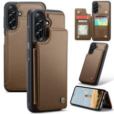 Caseme - CASEME C22 Samsung Galaxy A56 5G Fodral Konstl&auml;der - Brun