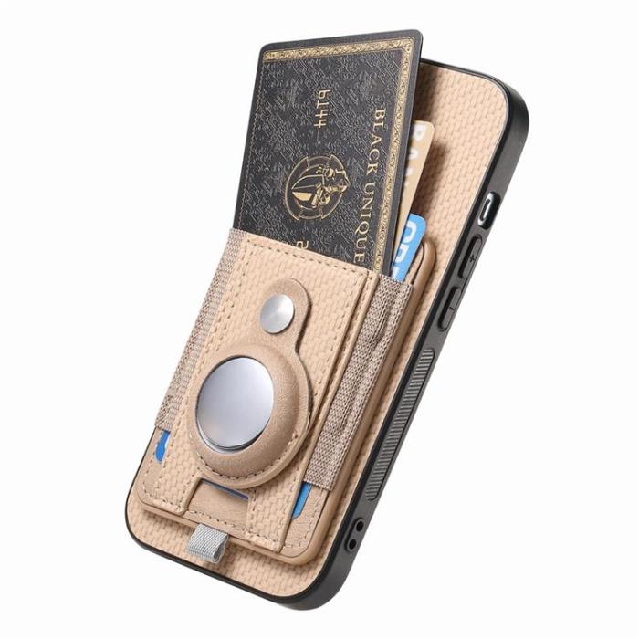 A-One Brand - iPhone 17 Pro Max Mobilskal Detachable korthållare - Apricot