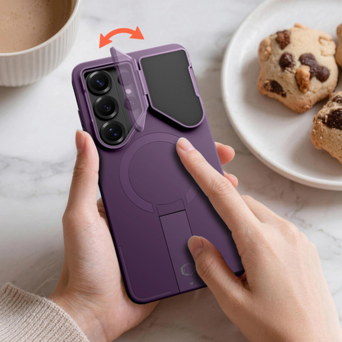 Tech-Protect - Tech-Protect Mobilskal För Galaxy S26 Ultra MagSafe Kevlar Aura - Violet