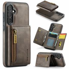 DG.MING - DG.MING Konstl&auml;der Pl&aring;nboksfodral f&ouml;r Samsung Galaxy S25 FE - Brun