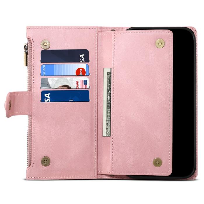 ESEBLE - ESEBLE Star Series iPhone 16 Pro Plånboksfodral Konstläder - Roséguld
