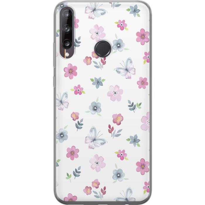 iSecrets - Mobilskal till Huawei P40 lite E med Blommor och fjärillar