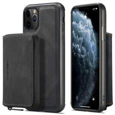 JEEHOOD - JEEHOOD Mobilskal till iPhone 11 Pro Max Konstl&auml;der TPU Svart