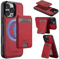 LC.imeeke - LC.IMEEKE L3 iPhone 16 Pro Fodral KonstL&auml;der - R&ouml;d