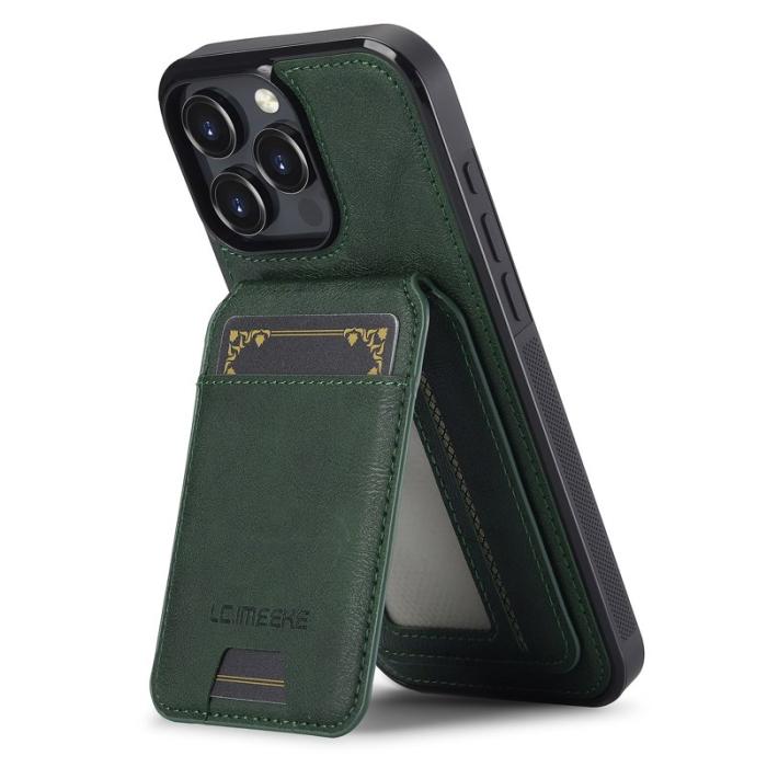 LC.imeeke - LC.IMEEKE L3 iPhone 16 Pro Fodral KonstLäder - Grön