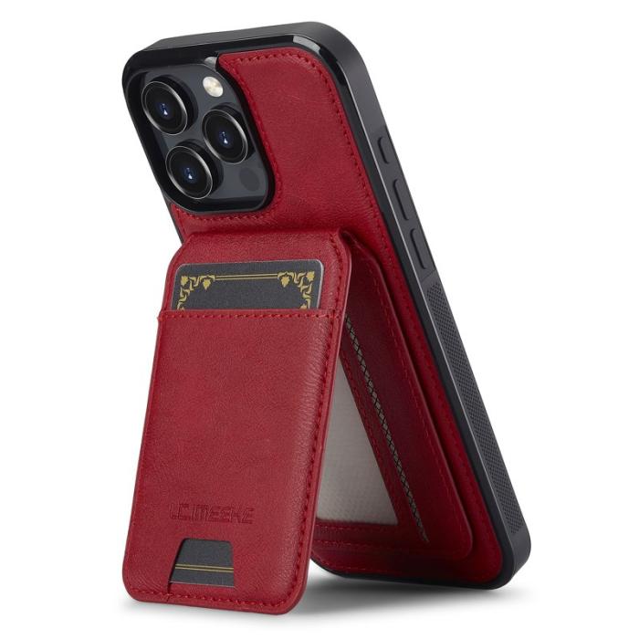 LC.imeeke - LC.IMEEKE L3 iPhone 16 Pro Fodral KonstLäder - Röd