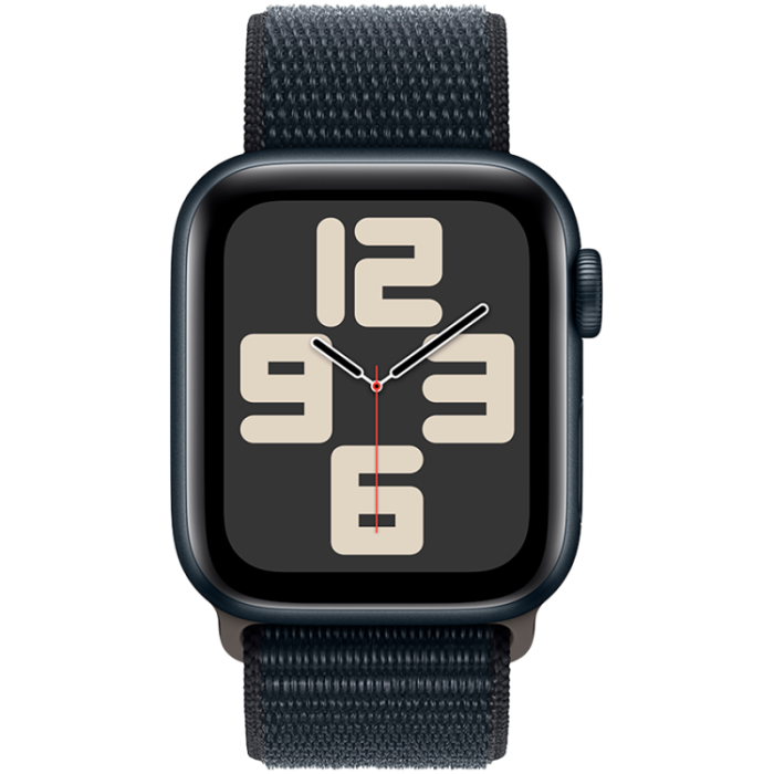 Apple - Apple Watch SE GPS 40mm Midnight Sport Loop