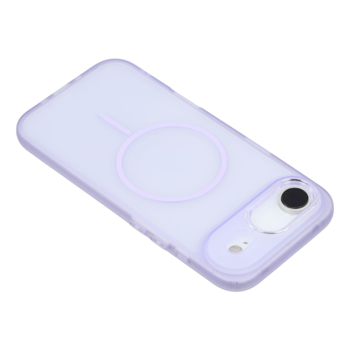 A-One Brand - iPhone Air Mobilskal MagSafe med Glitter Lins Frame - Lila
