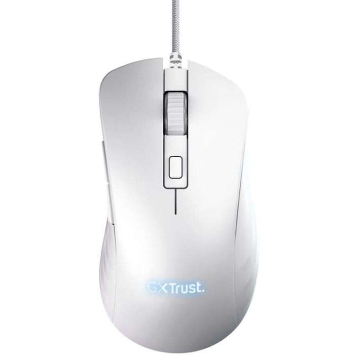 Trust - TRUST Gamingmus Ybar+ GXT 924 - Vit