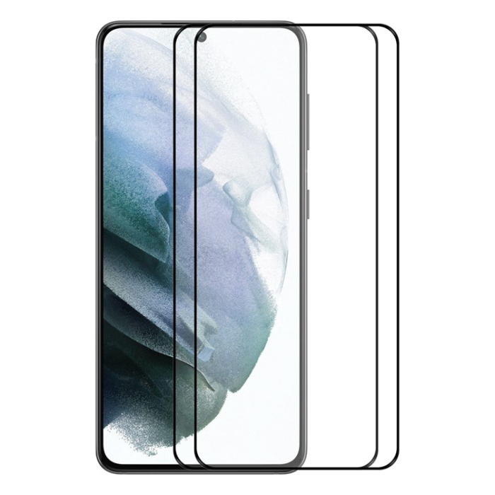 A-One Brand - [2-PACK] Galaxy S23 Härdat Glas Skärmskydd - Svart