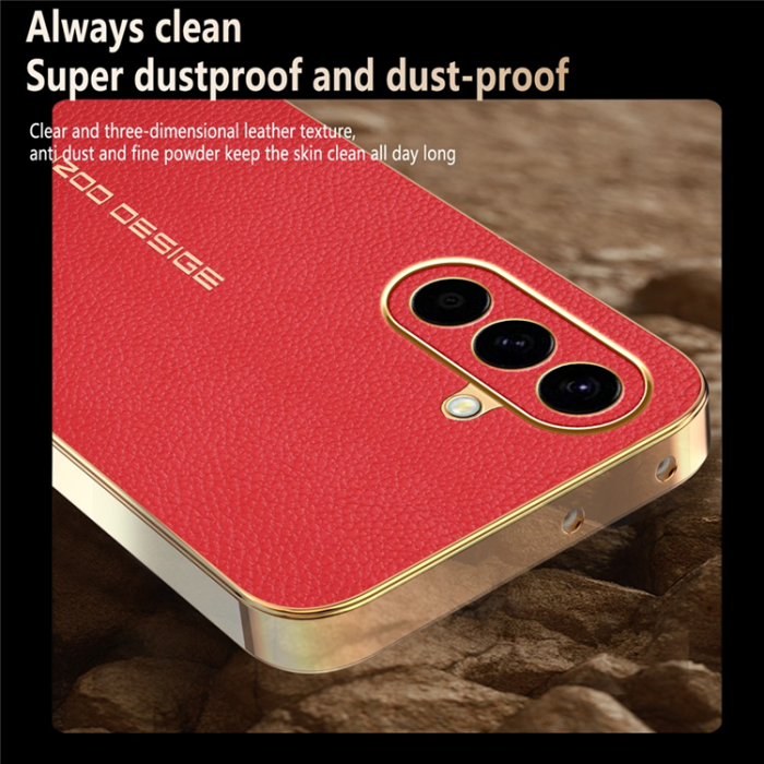 A-One Brand - Galaxy A57 Mobilskal Litchi Texture Anti Scratch