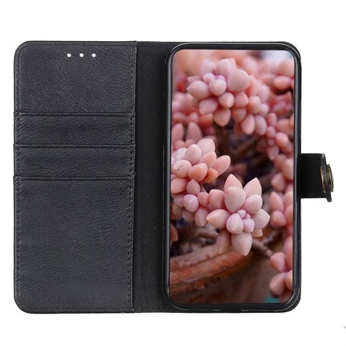 KHAZNEH - KHAZNEH Google Pixel 8 Plånboksfodral Cowhide - Svart