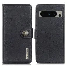 KHAZNEH - KHAZNEH Google Pixel 8 Plånboksfodral Cowhide - Svart