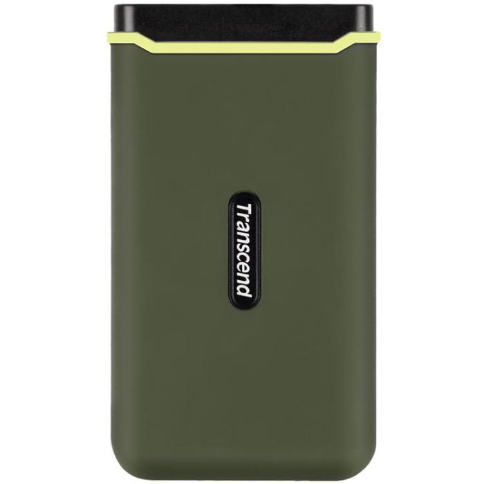 Transcend - Transcend Portabel SSD USB-C 2TB - Military Grön