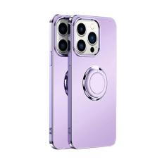 OEM - iPhone 14 Pro Mobilskal Ringhållare Electroplating Kickstand - Lila