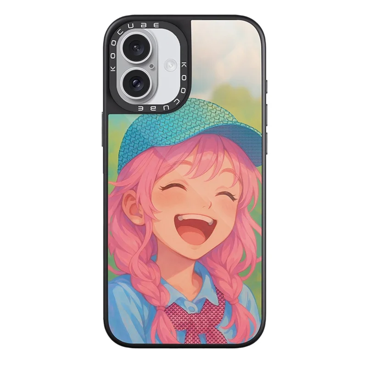 iPhone 17 Mobilskal MagSafe Aluminium Silikon (Style E) | 2353 | AlltMobil