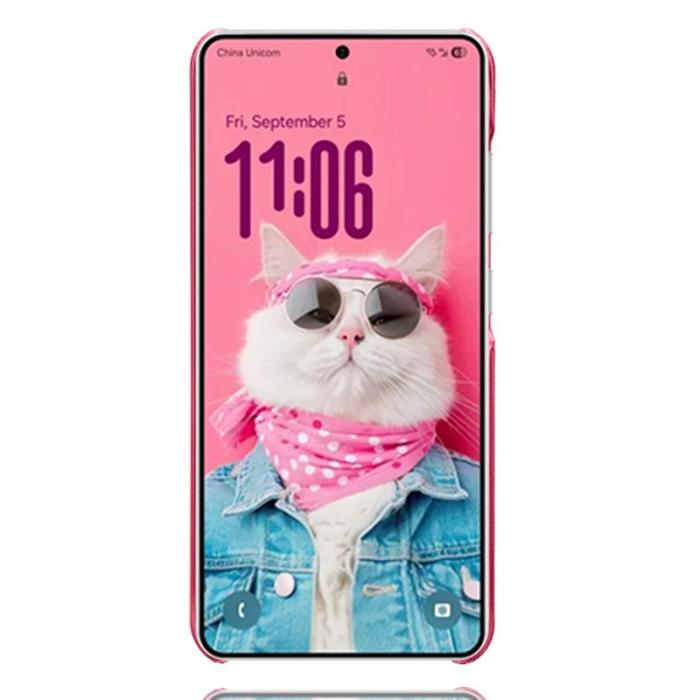 OEM - Samsung Galaxy S26 / S26 Pro Skal PU Läder + Hård PC - Rosa