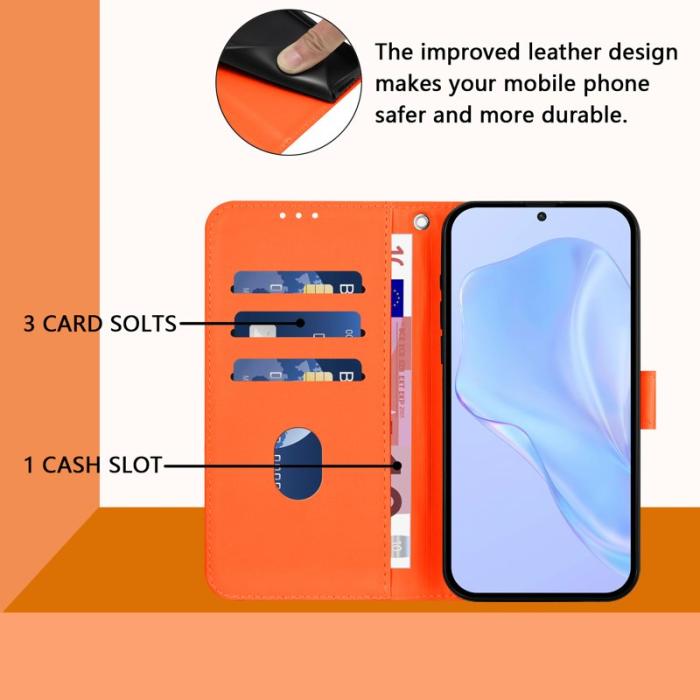OEM - Samsung Galaxy S26 Ultra Fodral Konstläder - Orange