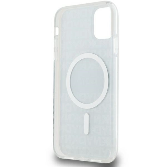 DKNY - DKNY iPhone 11/XR Mobilskal Magsafe IML Mono & Stripe - Svart
