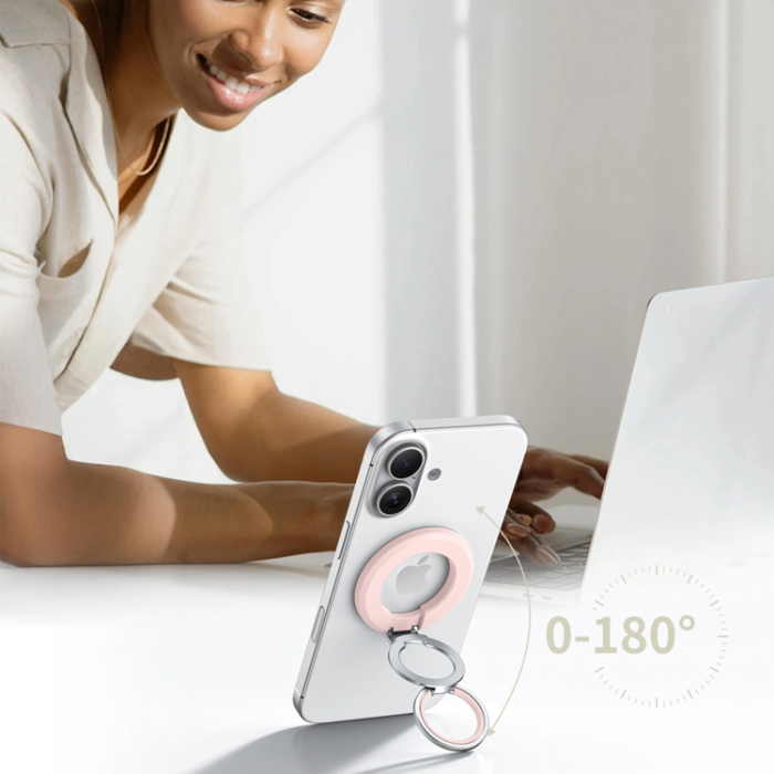 Tech-Protect - Tech-Protect Magsafe Magnetic Phone Ringhållare - Baby Rosa