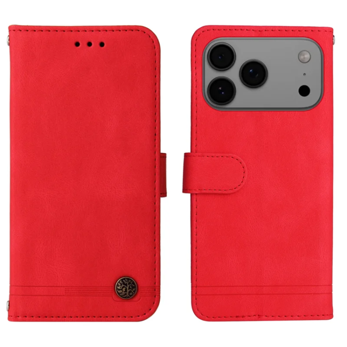 A-One Brand - iPhone 17 Pro Max Plånboksfodral Skin Touch med Rem